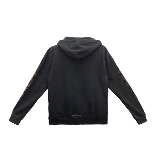 Brown Glitter 1988 Zip Up Hoodie