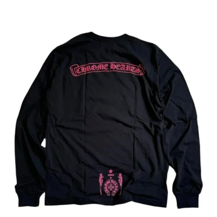 Chrome Hearts Foti Pink Black Longsleeve