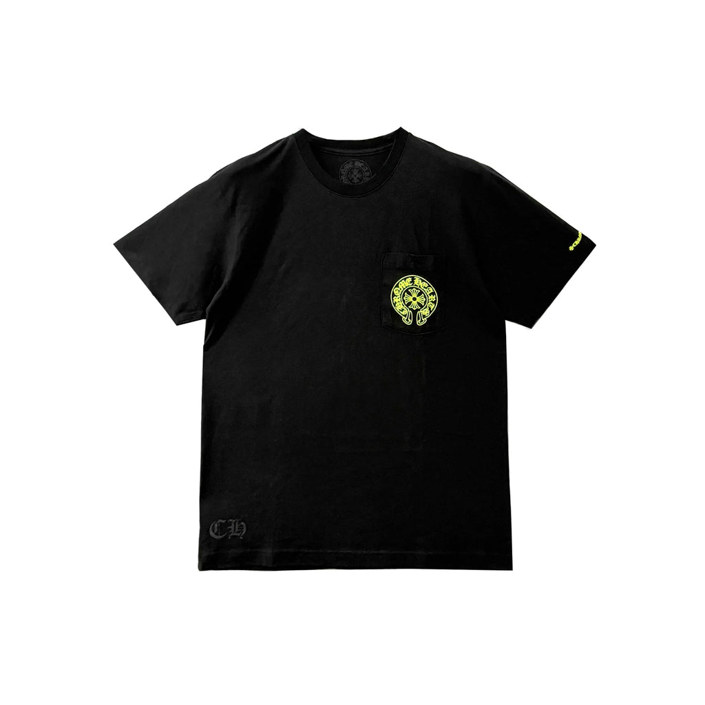 Neon Horseshoe Logo T-Shirt (Black)