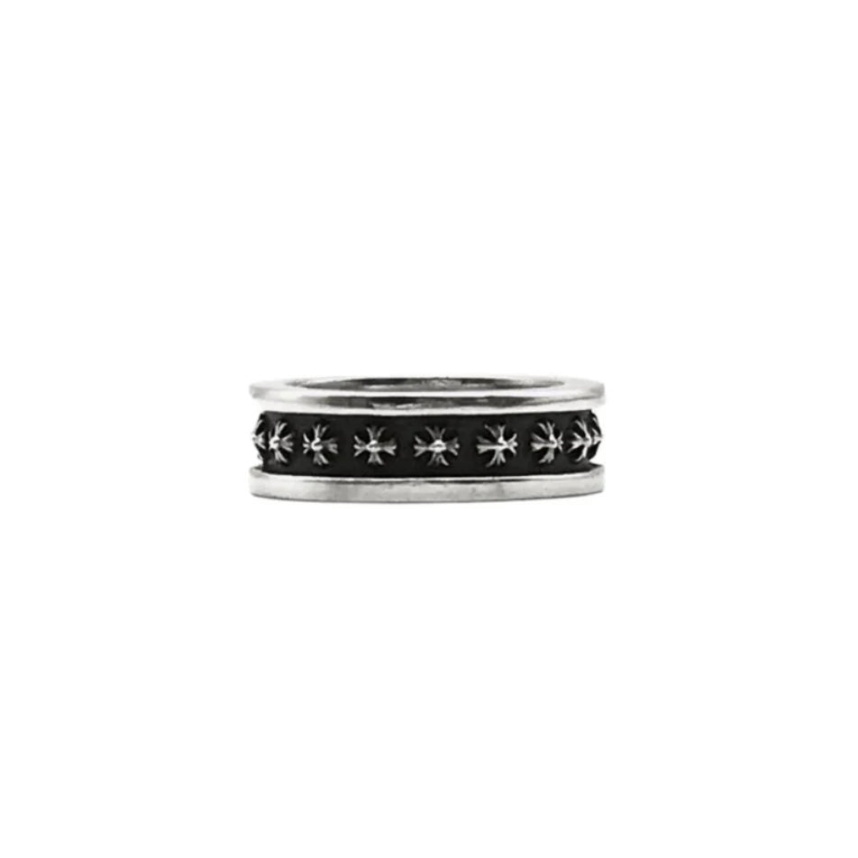 Silver Mini CH Plus Ring