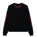 Pink Collar Letter Logo T-Shirt L/S (Black)