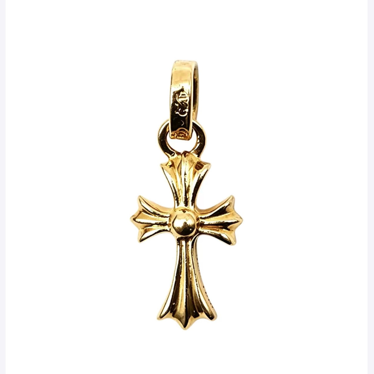 22k Yellow Gold Baby Fat With Diamond Pink Sapphire