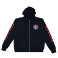Made In Hollywood Plus Cross Zip Hoodie (Black)
