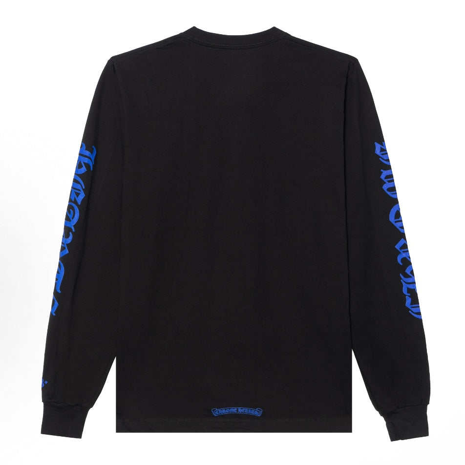 Blue Collar Letter Logo T-Shirt L/S (Black)