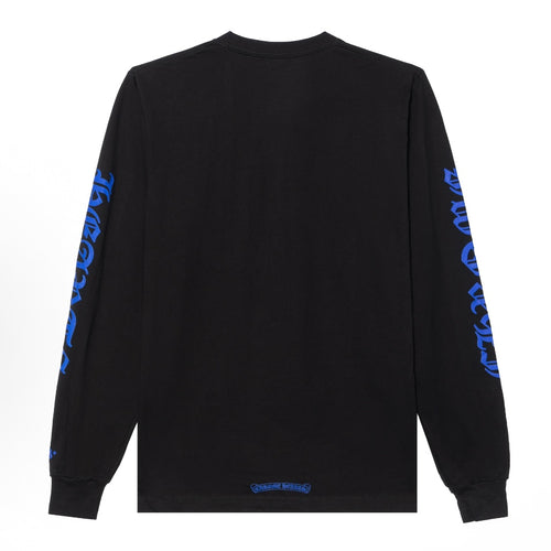 Blue Collar Letter Logo T-Shirt L/S (Black)