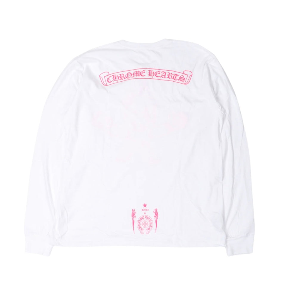 Chrome Hearts Foti Pink White Longsleeve