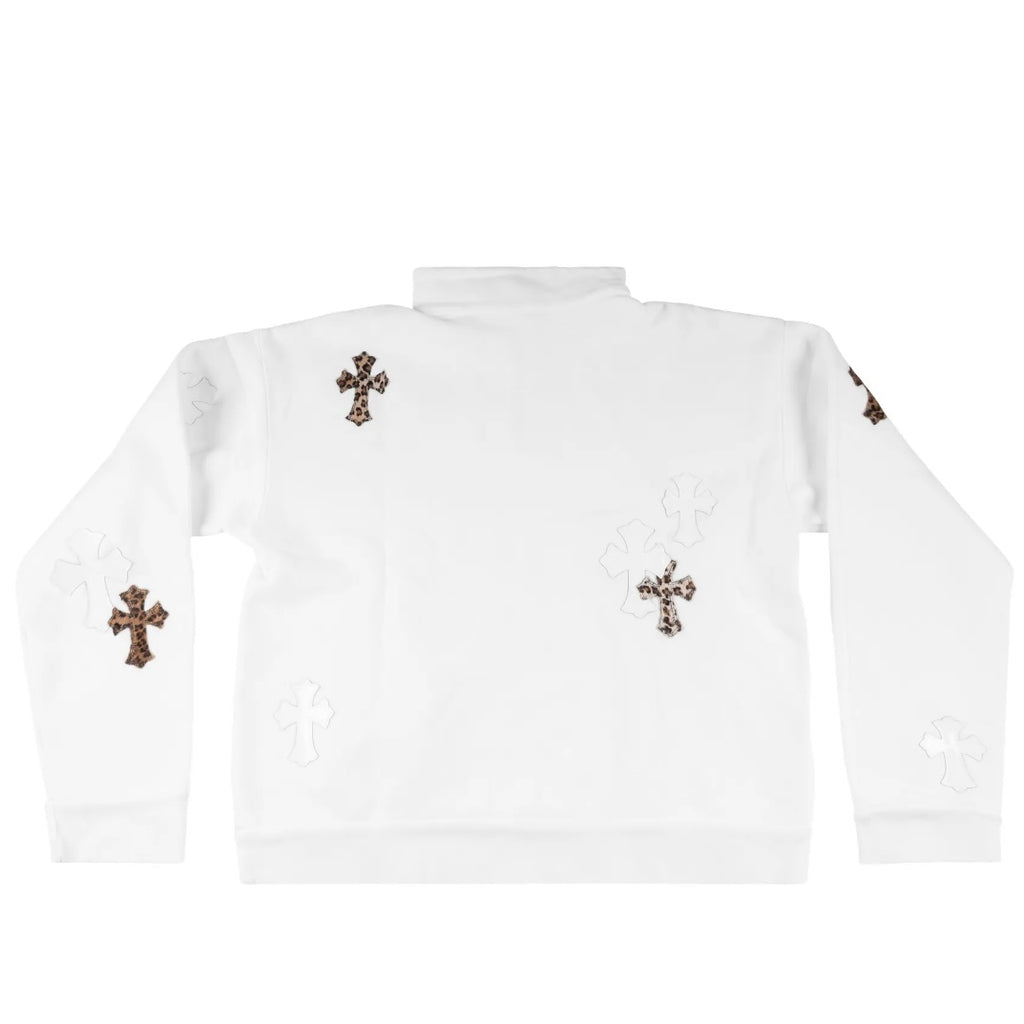 Paper Jam Quarter Zip (White）