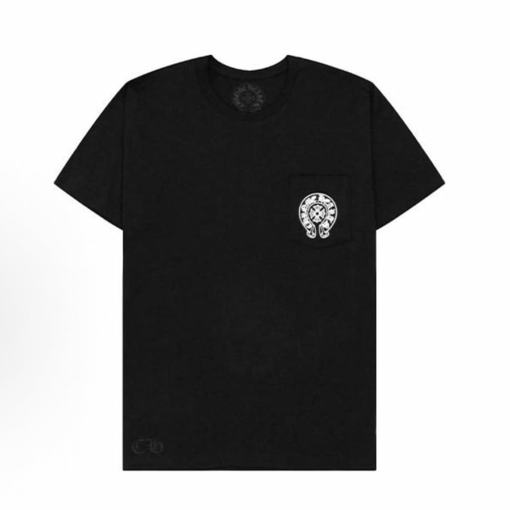 Hong Kong Horseshoe Logo T-Shirt (Black)