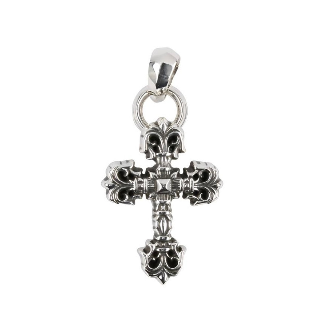 Silver Small Filigree Cross Pendant