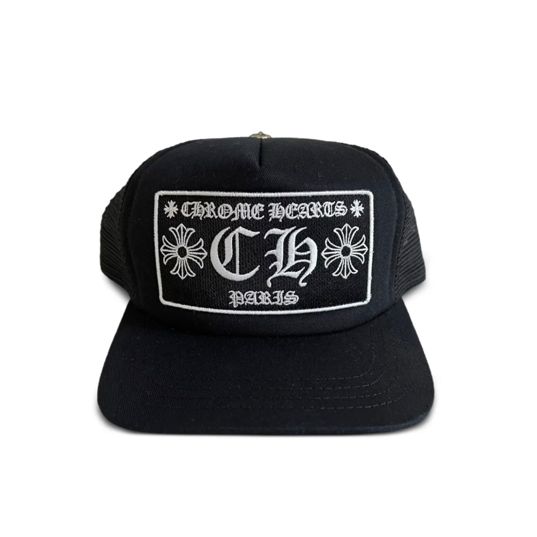 Chrome Hearts Trucker Paric Black Cap