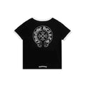 Roller Skates Horseshoe Black Short Sleeve Tee (Black)