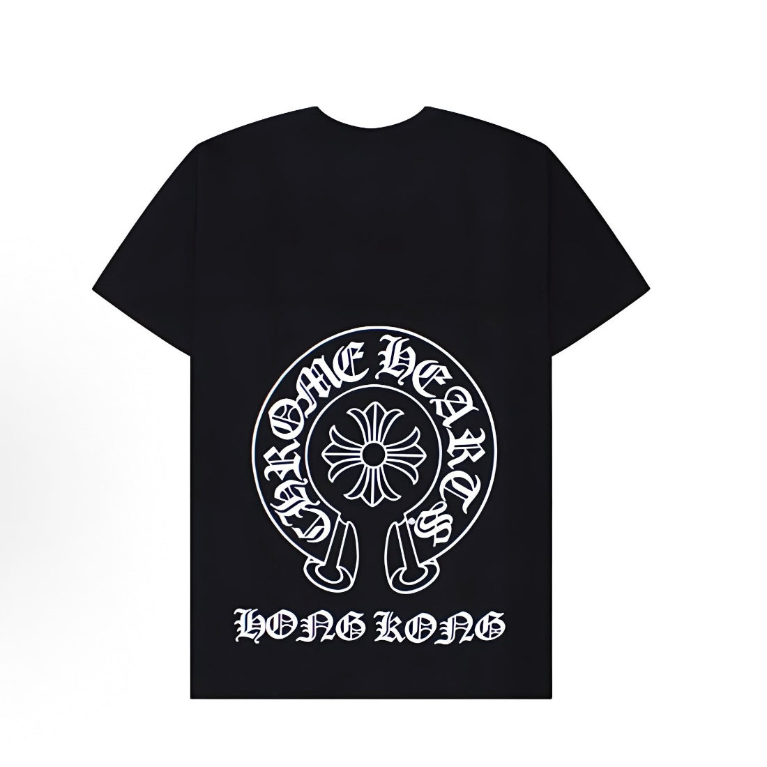 Hong Kong Horseshoe Logo T-Shirt (Black)