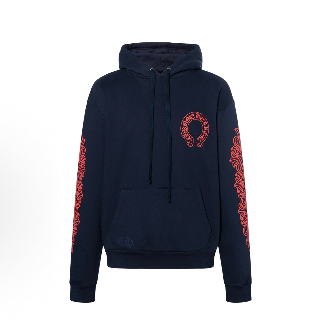 Classic Horseshoe Logo Hoodie (Navy)