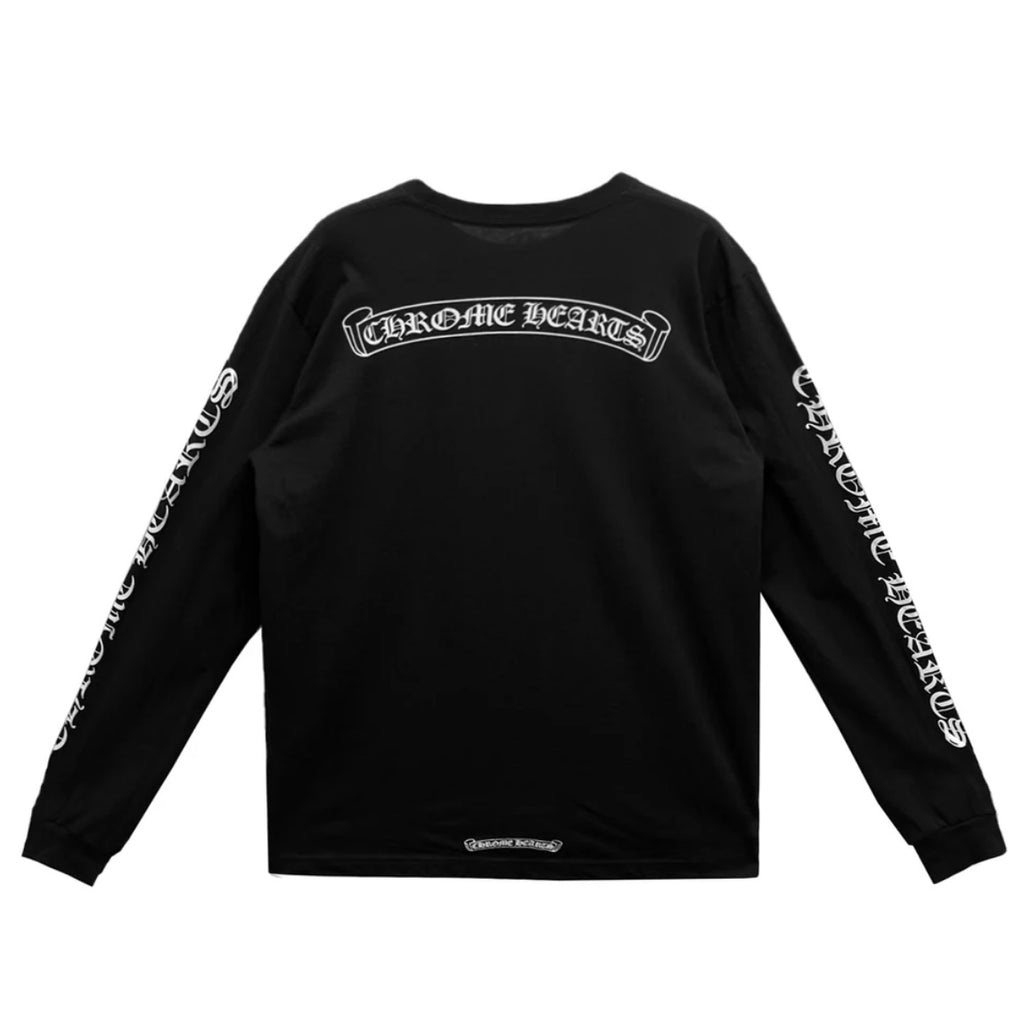 Scroll Logo T-Shirt L/S (Black)