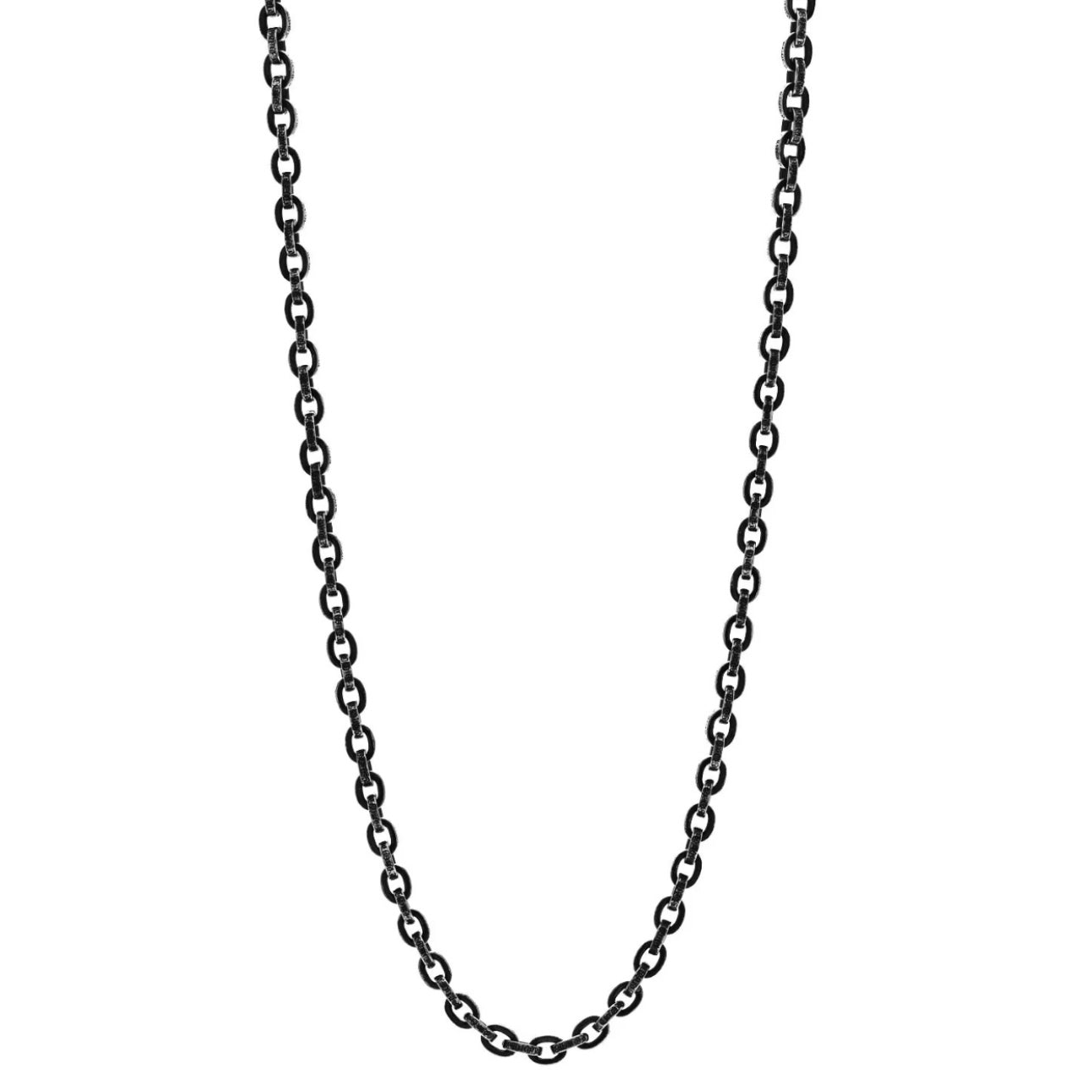 Silver Paper Chain Necklace