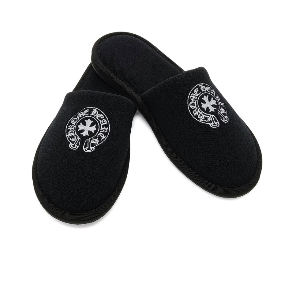 Horseshoe Hotel Slippers (Black）