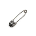 Silver Safety Pin Earring