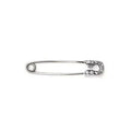 Silver Diamonds Safety Pin