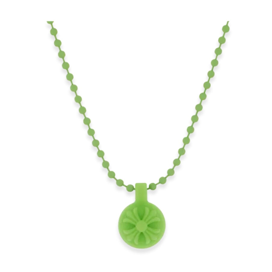 Rubber Crossball Silicon Necklace