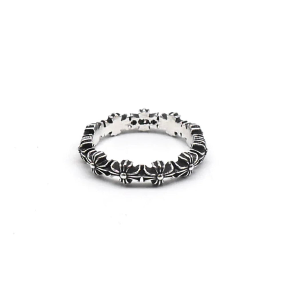 Silver Tiny E Ring