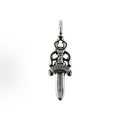 Silver Double Dagger Pendant