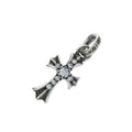 Silver Baby Fat Pendant With Diamonds