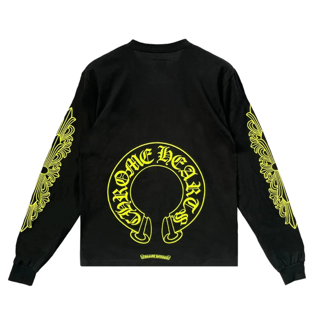 Neon Logo Horseshoe T-Shirt L/S
