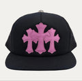 Cemetery Cross Leather Patch Trucker Cap