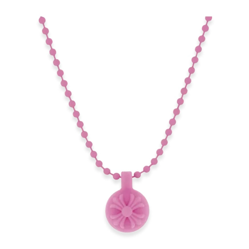 Rubber Crossball Silicon Necklace