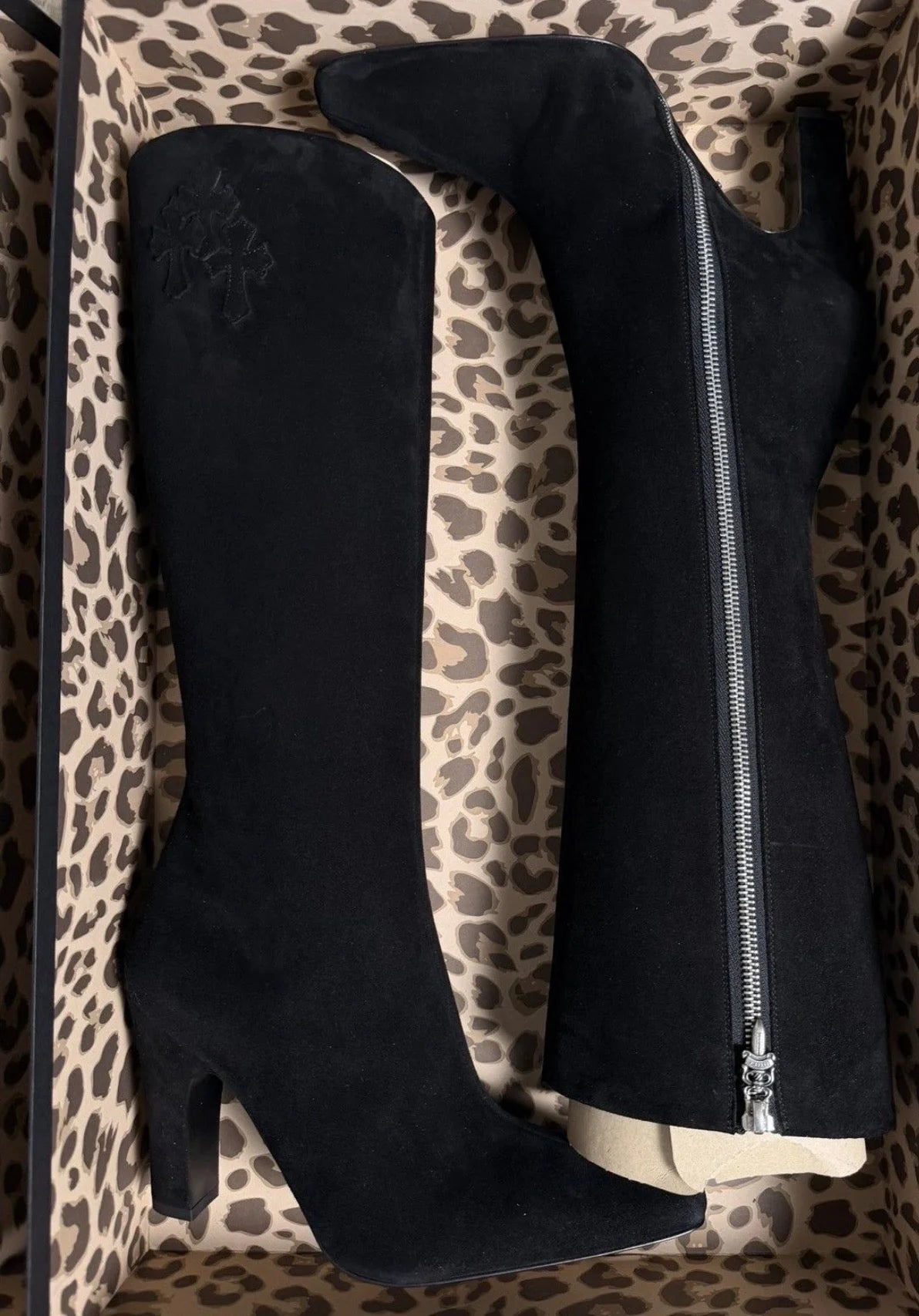Sugar Jones Black Suede Boots