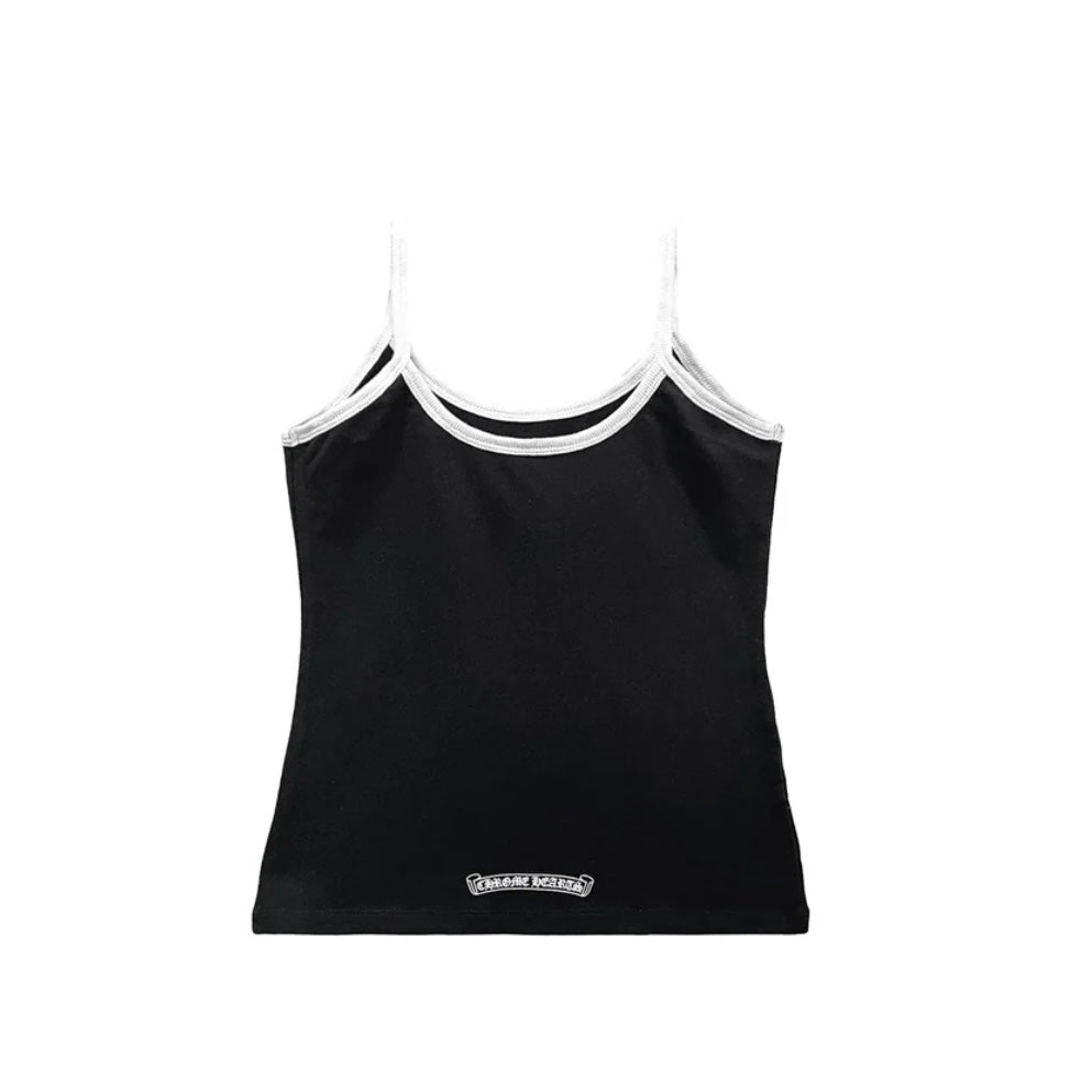 Roller Skates Black&White Horseshoe Tank top